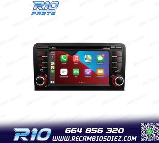 RADIO GPS ANDROID 12 AUDI A3 8P 8PA S3 RS3 03-12