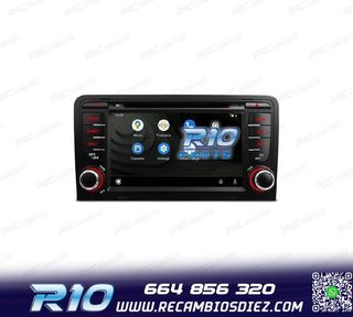 RADIO GPS ANDROID 12 AUDI A3 8P 8PA S3 RS3 03-12