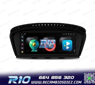RADIO GPS ANDROID 12 BMW SERIE 3 E90 E91 E92 E93 SERIE 5 E60