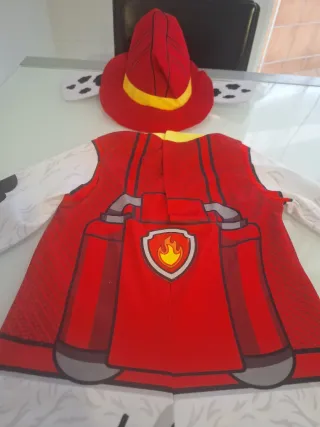 Disfraz Marshall Patrulla Canina Niño Talla 2-3 añ