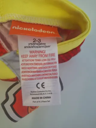 Disfraz Marshall Patrulla Canina Niño Talla 2-3 añ