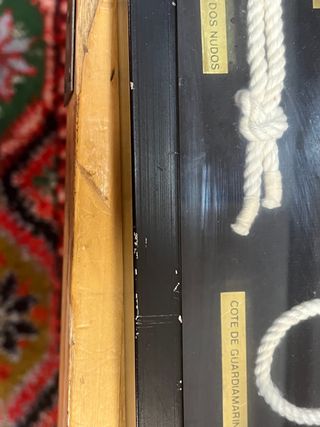 2 Cuadros Nudos Marineros Madera Tela