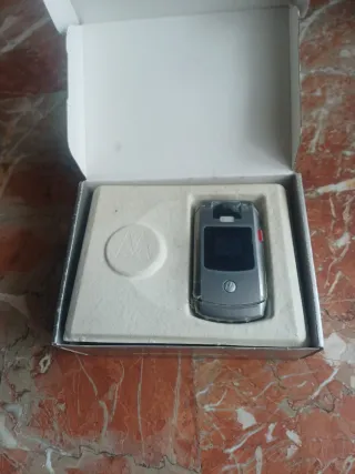 Motorola RAZR V3x Blu/Argento Nuovo