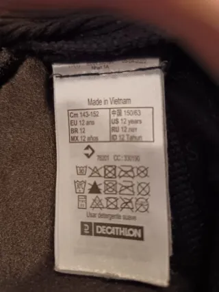 Pantalón térmico Wedze Talla 12