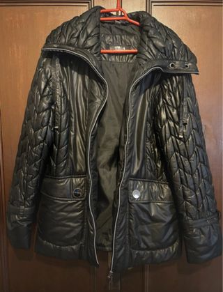 Chaquetón negro mujer