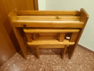 Pupitre infantil madera plegable