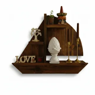 Mensola barca a vela artigianale