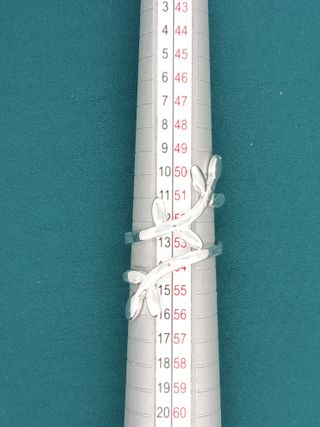 Anillo Plata Ley 925 Hoja Ajustable