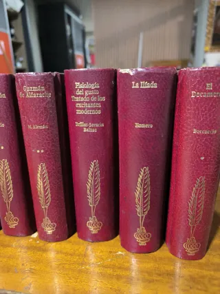 9 libros de colección en buen estado