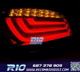 PILOTOS BMW E60 LCI 07-10 SEDAN LED ROJO AHUMADO