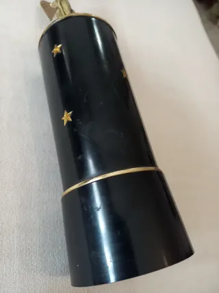 Portasigarette vintage a scomparsa con carillon