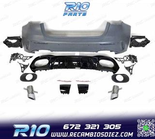 PARAGOLPES TRASERO MERCEDES CLASE A W177 LOOK A35 + COLAS E
