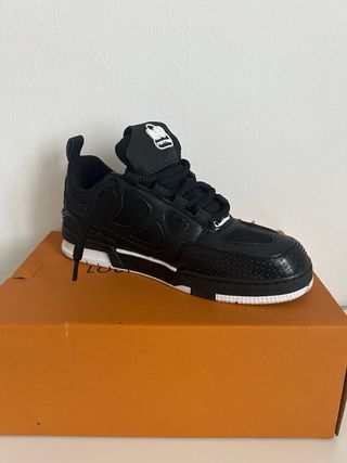 Louis Vuitton Skate Zapatillas Negras Blancas