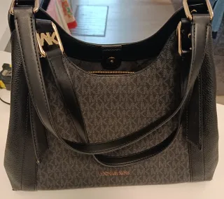 Borsa Michael Kors Grigio Logo MK