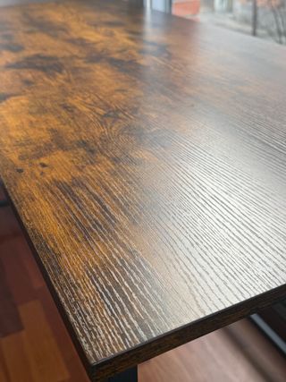 Escritorio madera y metal