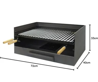 Cajón para Barbacoa 72x40x33 cm Imex El Zorro