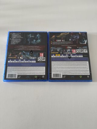 Pack Resident Evil 2 y 3 PS4 Precintados