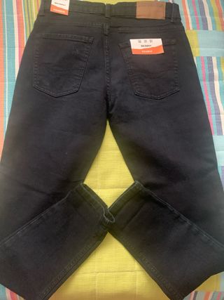 Pantalón vaquero Skinny negro Pull&Bear