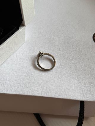 Anillo  Plata talla 7  TIENE SIGNOS USO!!