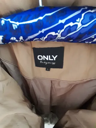 Plumífero mujer beige/marrón