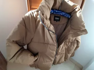 Plumífero mujer beige/marrón