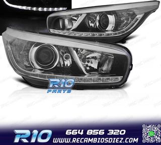 FAROS KIA CEED II 12-18 LUZ DIURNA LED NEGROS