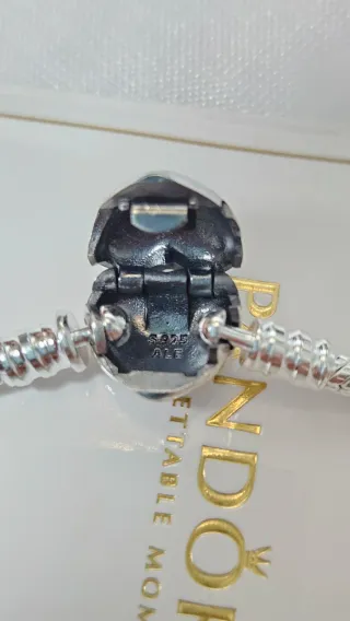 Pulsera Corazón Plata, incluye caja y bolsa