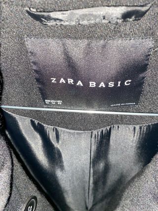 Chaqueta Zara Negra Talla S