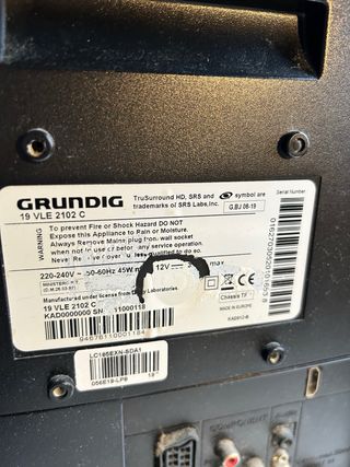 Televisor Grundig Negro 17 pulgadas