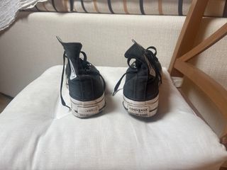 Botas Converse plataforma negras