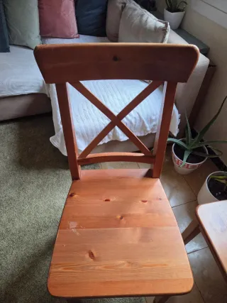 Silla comedor madera Ikea