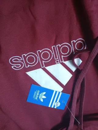 Chándal Adidas rojo burdeos Talla XXL