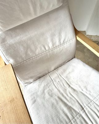 Poltrona sdraio Ikea - Poäng con accessorio personalizzato