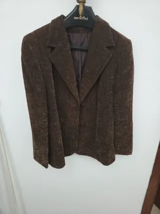 Chaqueta de vestir marrón