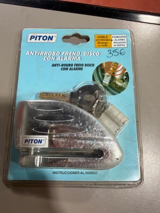 Antirrobo Freno Disco Piton con Alarma