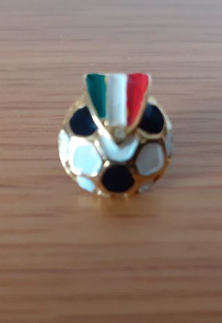 Spilla Calcio Juventus Palla bianco nero scudetto