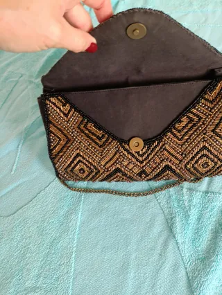 Bolso de vestir con cadena