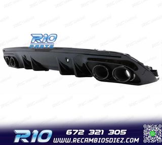 DIFUSOR MERCEDES CLASE C W205 SEDAN 14-20 C43 AMG PDC + COLA