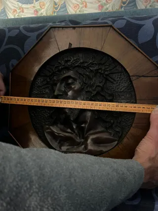 Busto Cristo Corona Espinas Legno