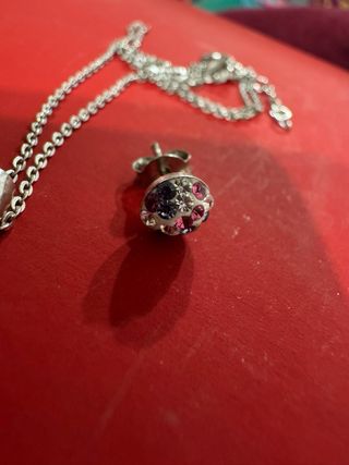 Conjunto Swarovski Mariposa Collar y Pendientes