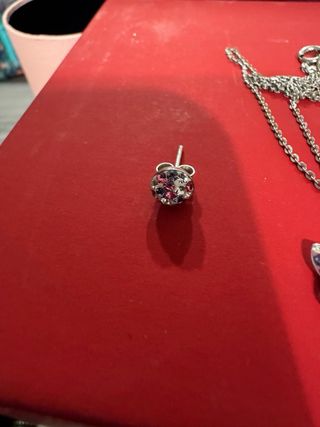 Conjunto Swarovski Mariposa Collar y Pendientes