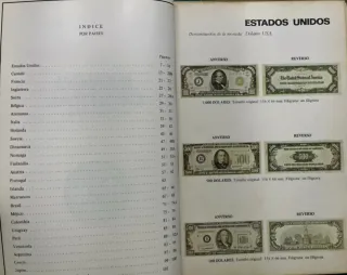 Libro de billetes antiguo BC 1971