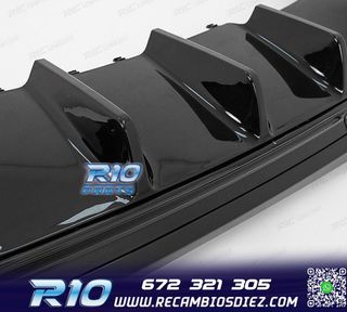 DIFUSOR MERCEDES W206 AMG 21- LOOK C43 + COLAS ESCAPE CROMO