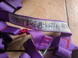Imbracatura arrampicata Petzl viola