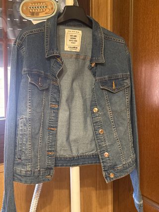 Cazadora Vaquera Mujer Pull&Bear Talla M