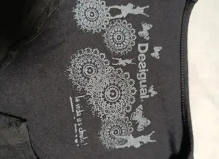 Vestido Desigual Corazones Negro