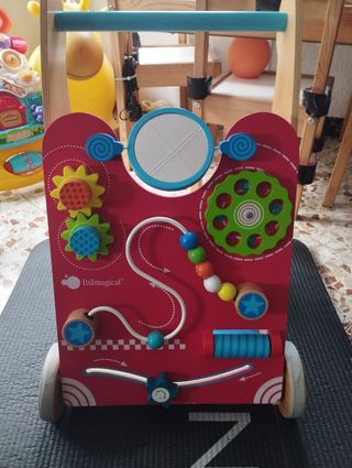 Correpasillos y Andador de Madera