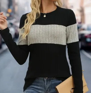 Jersey Talla 44 Negro y Gris Nuevo