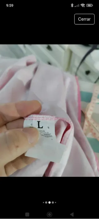 Vestido largo rosa estampado