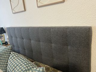 Cabecero Cama 150cm Tapizado Gris